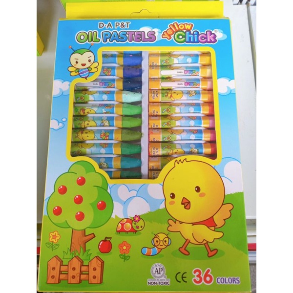 SÁP MÀU DẦU CON GÀ 12 màu, 18 Màu, 24 màu, 36 màu, 48 màu ĐÔNG A P&T, OIL PASTELS, SÁP MÀU XỊN CHÍNH HÃNG HÀN QUỐC
