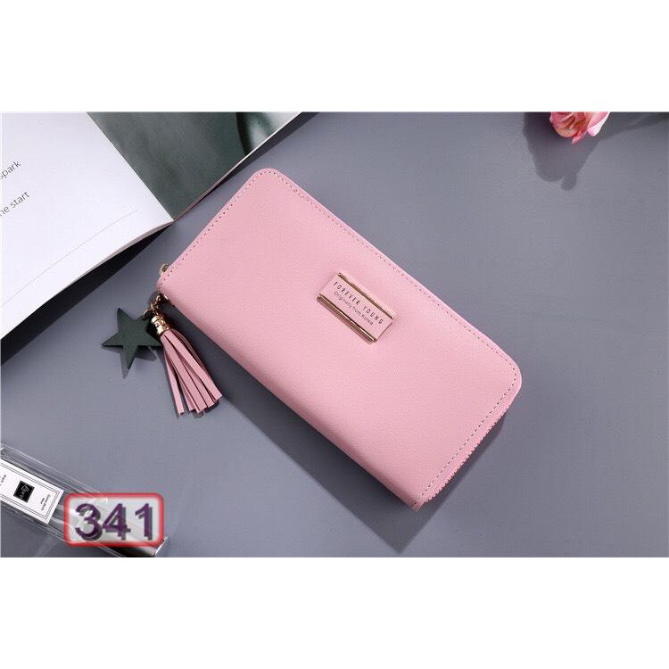Ví Dài Nữ Dự Tiệc Khóa Kéo Forever Young Vuông V341 Cực Đẹp