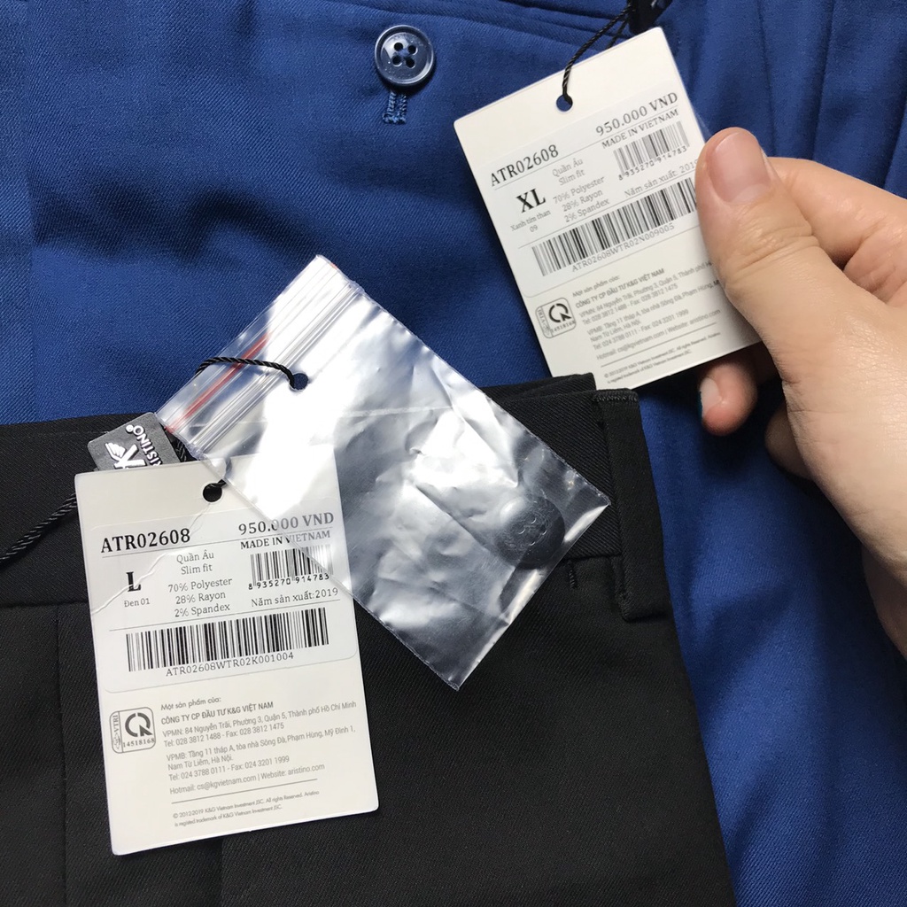 Quần âu nam Aristino lịch lãm   ATR01808 - ATR02608