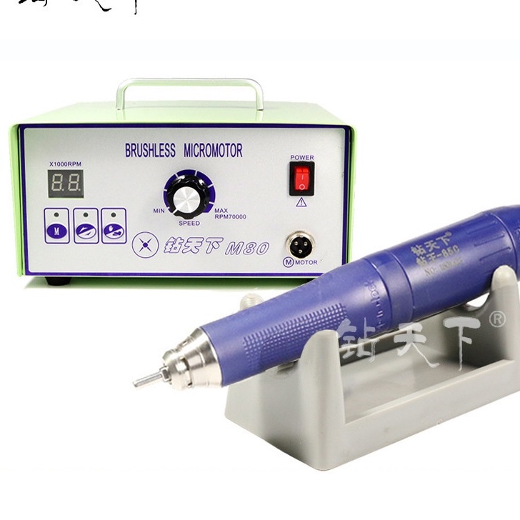 Máy mài tay làm nha khoa M80 công nghệ Hàn Quốc làm nail chuyên nghiệp công suất 90000 vòng / phút