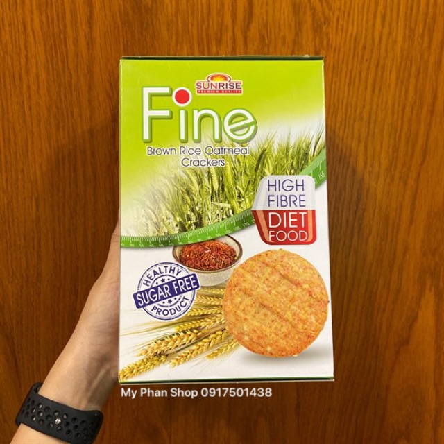 Bánh Ăn Kiêng Sunrise Fine Yến Mạch 178g