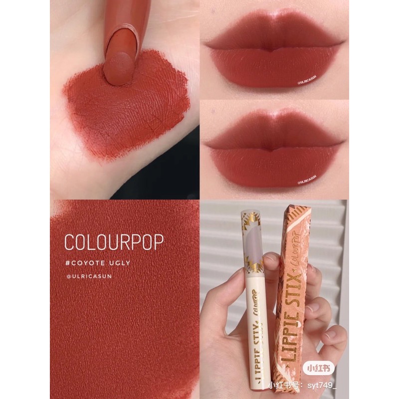 Son Colourpop Lippie Stix màu Ziggie, Goldie, Coyote Ugly, Verde Valley (đã bao gồm phí bán hàng)