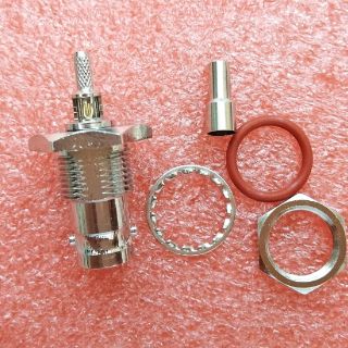 Đầu BNC connector 50 ohm nối cáp RG174 RG316 RG58 RG59 v.v.  loại tốt cho dây Osilop