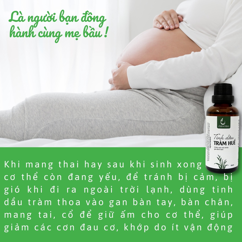 tinh dầu tràm huế chai 50ml, dâu tràm huế Chăm Chăm nhà nấu nghề thủ công gia truyền