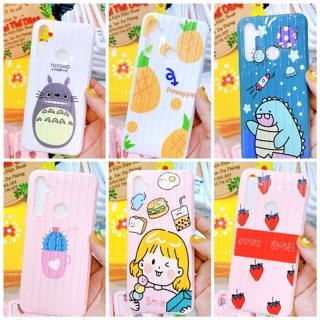 Ốp lưng Realme 5 5i 5s 6i in hình dễ thương sọc vali dẻo