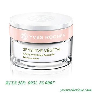 Kem dưỡng ẩm Sensitive Vegetal Yves Rocher