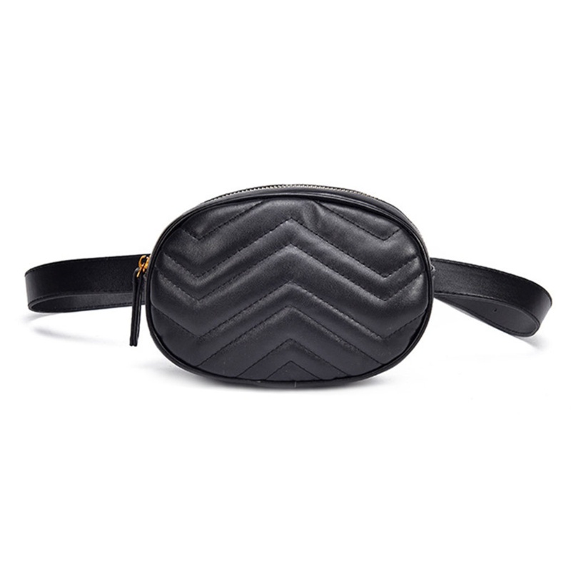 Túi Da PU Đeo Hông / Đeo Hông Có Khóa Kéo Thời Trang Cho Nữ