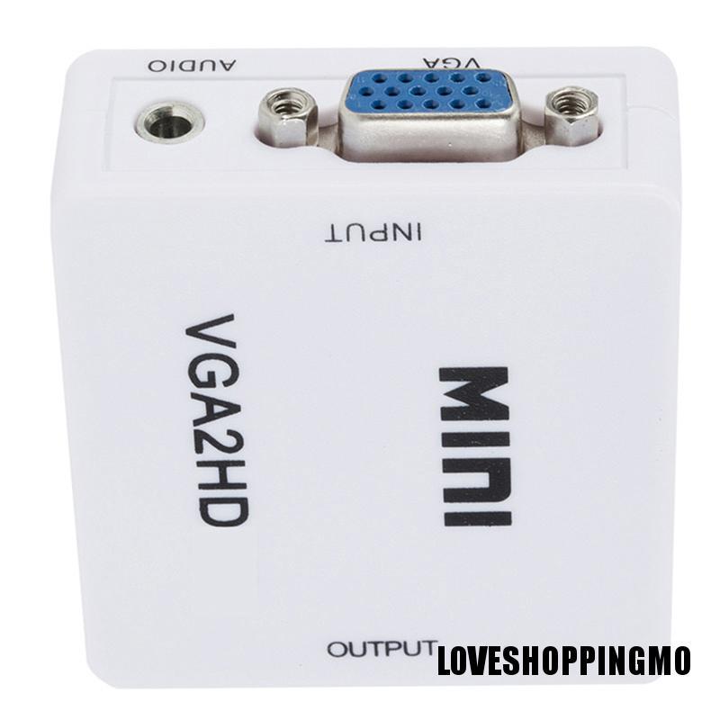 Bộ Chuyển Đổi Vga Sang Hdmi Mini Full Hd 1080p Cho Pc Laptop Dvd | BigBuy360 - bigbuy360.vn