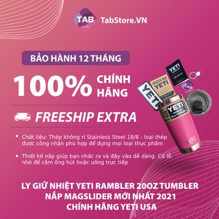 Ly giữ nhiệt yeti rambler 20oz tumbler nắp magslider mới nhất 2021 - chính hãng yeti usa