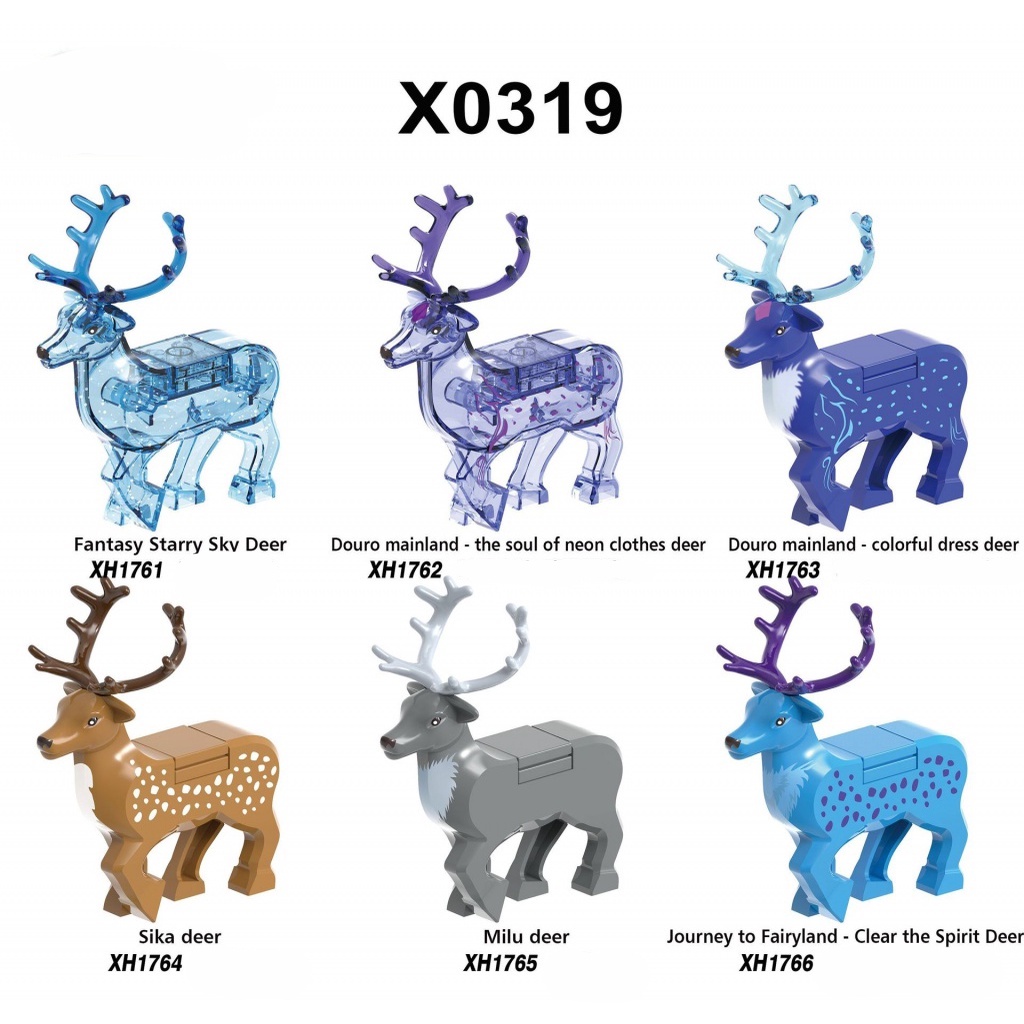 Mô Hình lego Hình Chú Nai Kika Dễ Thương Cho Bé