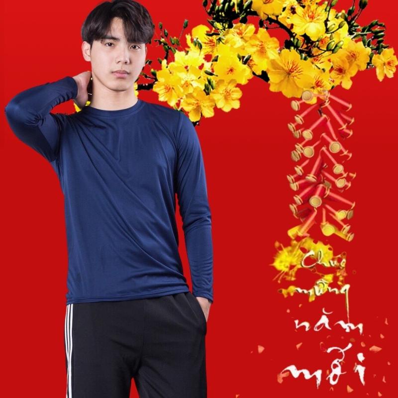 Áo giữ nhiệt thun nam, Áo thể thao body tập gym chất thun co giãn 4 chiều - PANDO AG040