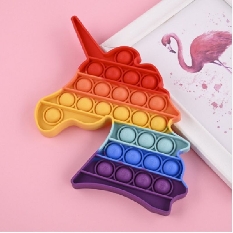 Pop it đồ chơi giải trí thông minh hàng đẹp trọn  hình gấu nhiên