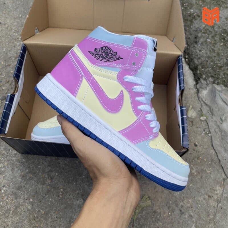 Giày thể thao Jordan 1 đổi màu cổ cao cổ thấp, Giày sneaker JD đổi màu UV cực chất nam nữ mới nhất