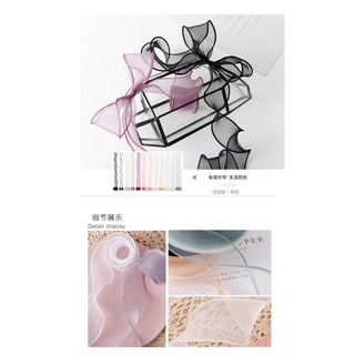 Cuộn duy băng voan bản 5cm siêu chảnh