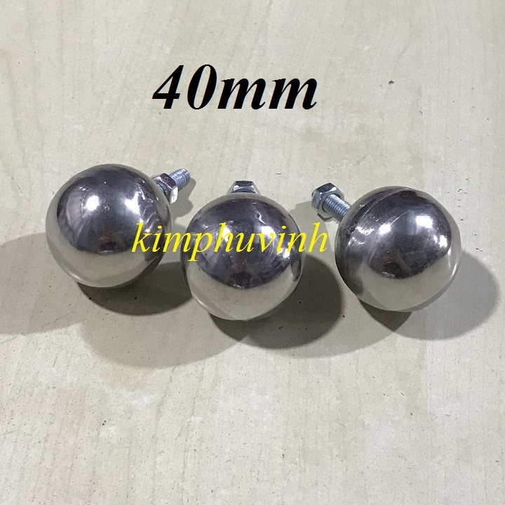 40mm QUẢ CẦU INOX - TRÁI CẦU INOX CẦU THANG PHI 40- TRÁI CHÂU INOX 40