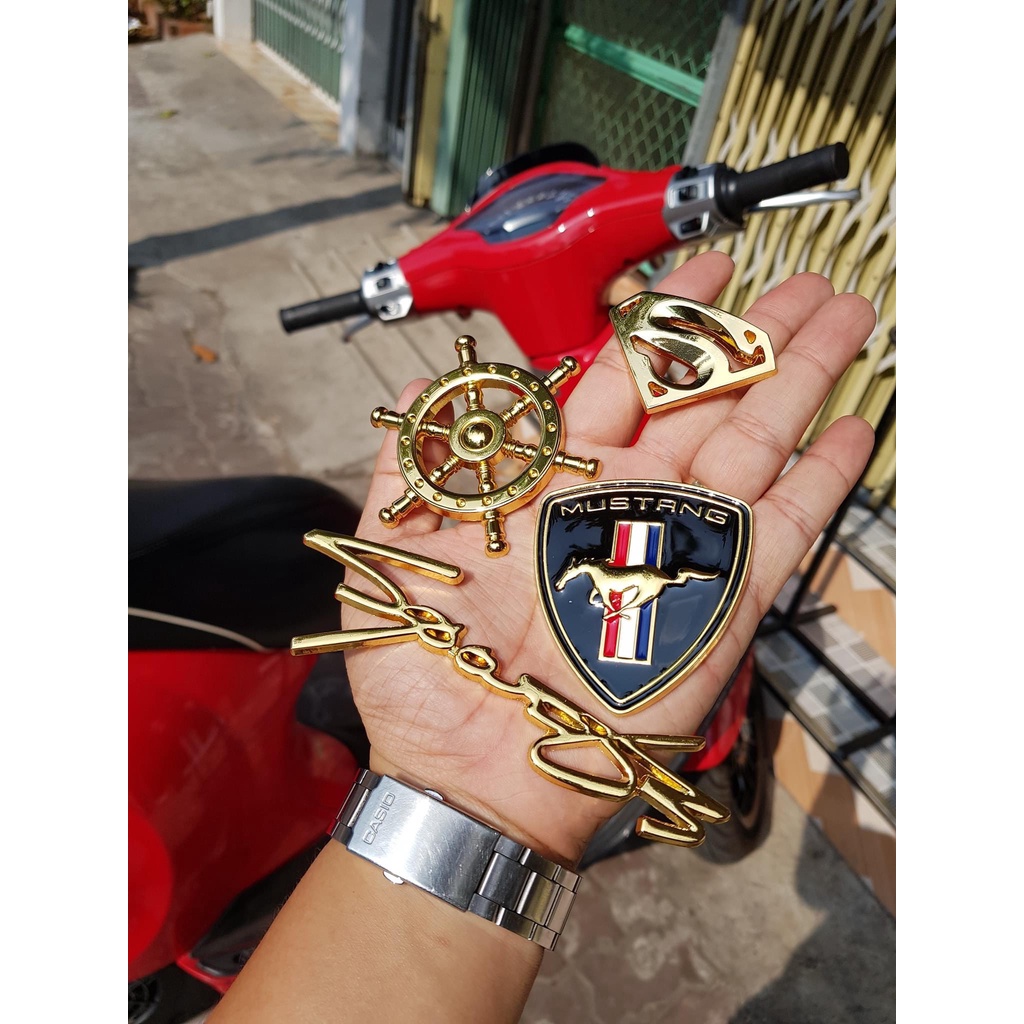 TEM XE NHÔM- KIM LOẠI - OSCAR MIKE- GTS - XE MÁY- Ô TÔ- TURBO- GT- SVR-SUPERMAN - NIMO- POWER
