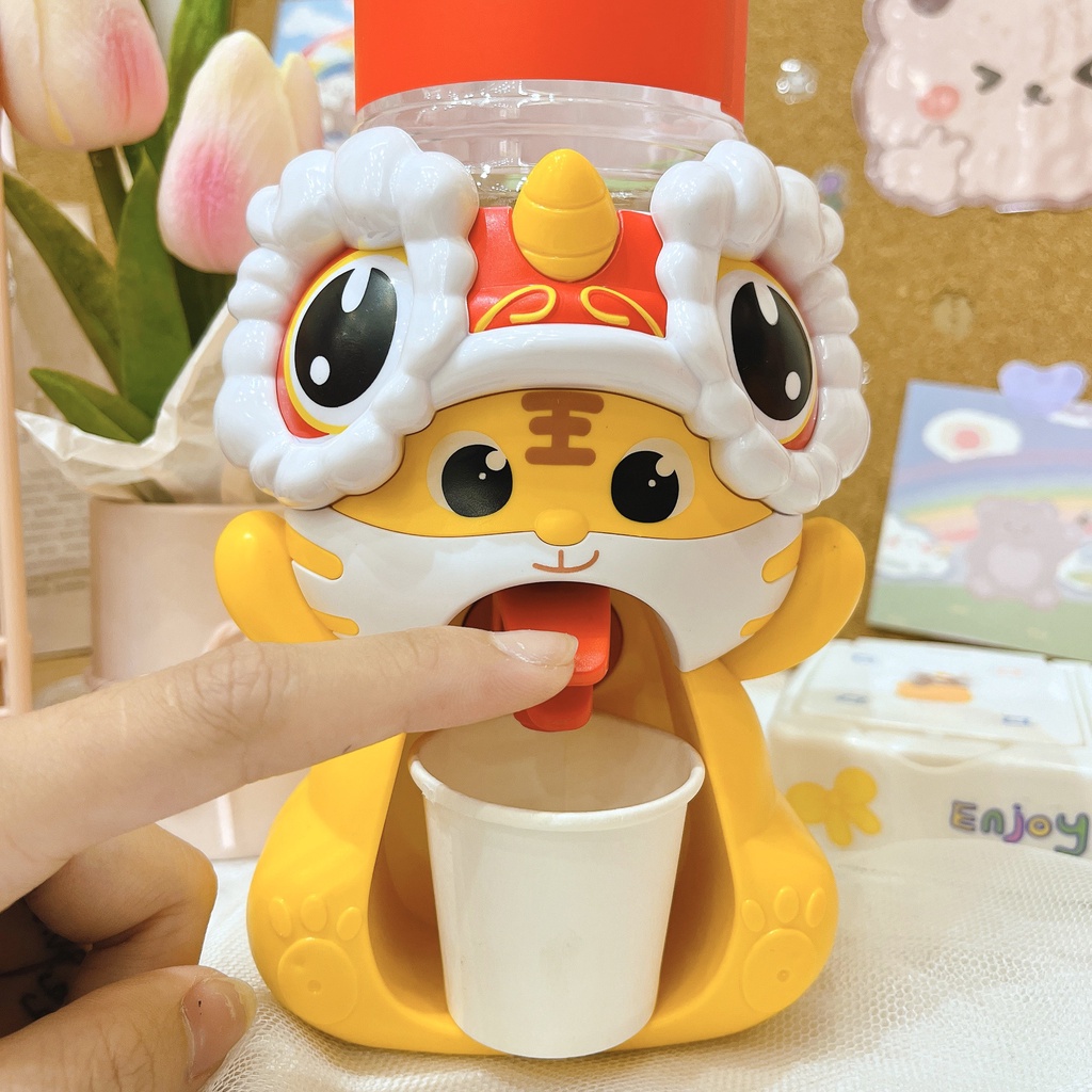 Bình nước mini, đồ chơi máy lọc nước hình động vật ngộ nghĩnh dành cho trẻ em