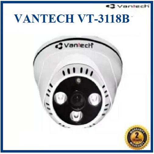 Camera Dome hồng ngoại VANTECH VT-3118B..