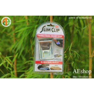 kẹp tiền inox slim clip cho người đi du lịch