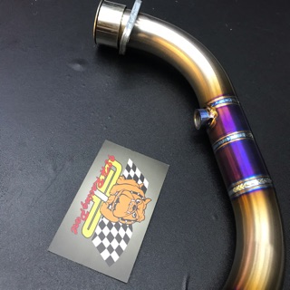 [ cổ pô Titanium ] size 32 zin liền xe đẹp bắt như zin, thông dụng các dòng xe raider/satria/ Ex 135 150/ ex 2010 Phi 32