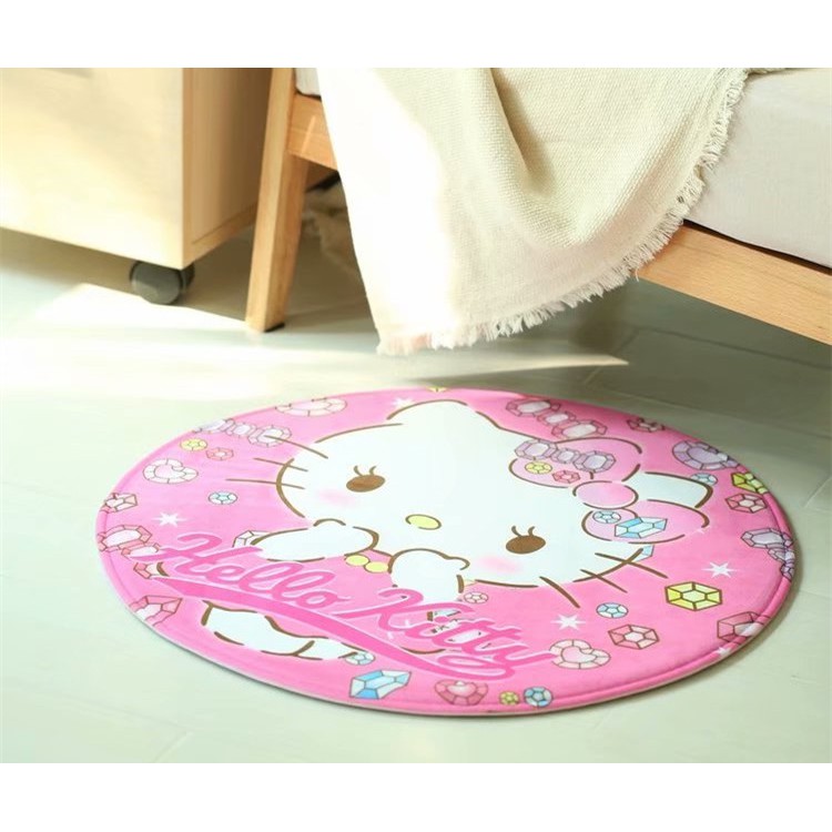 Thảm tròn size 60cm HELLO KITTY