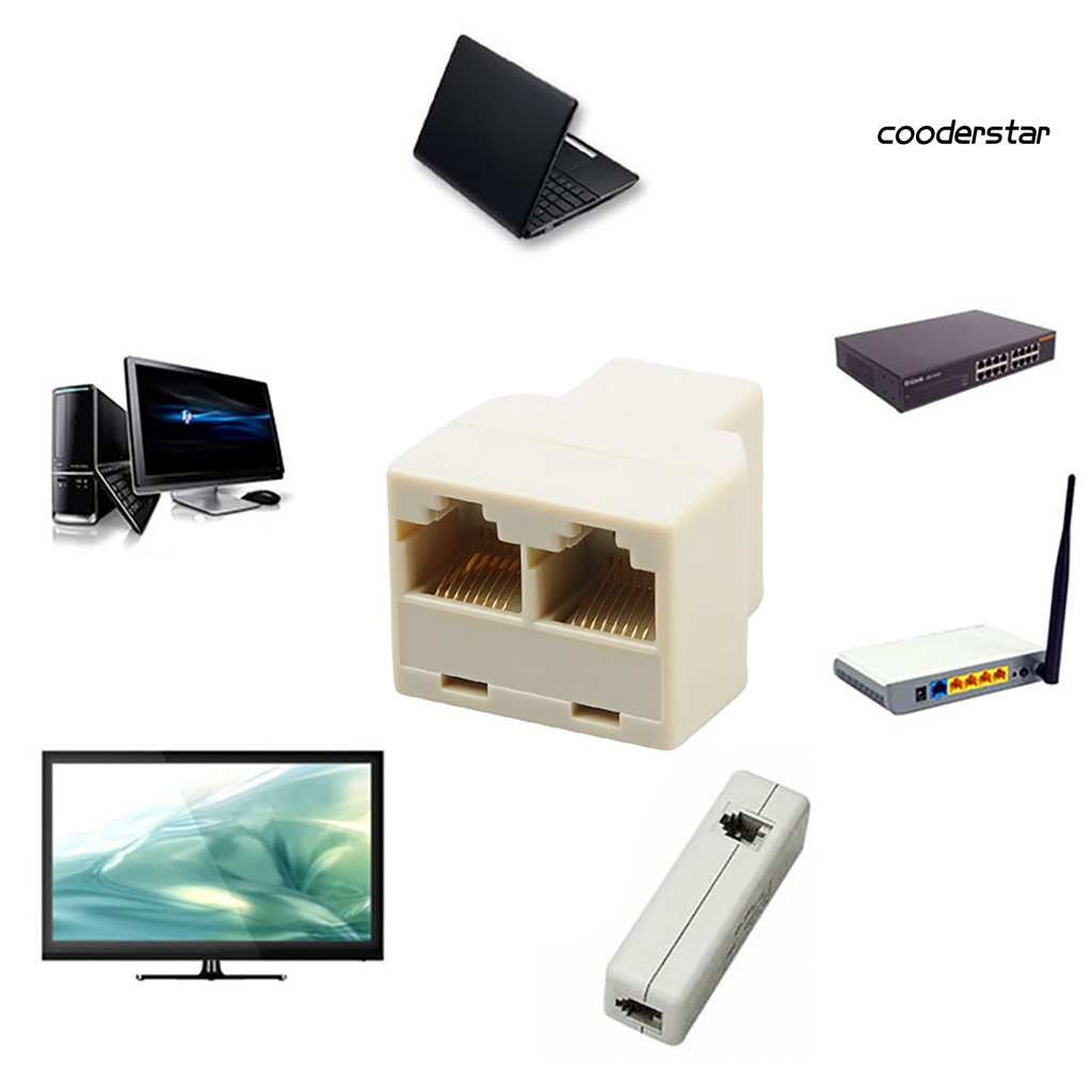 Đầu chia dây cáp mạng Ethernet từ 1 sang 2 cổng