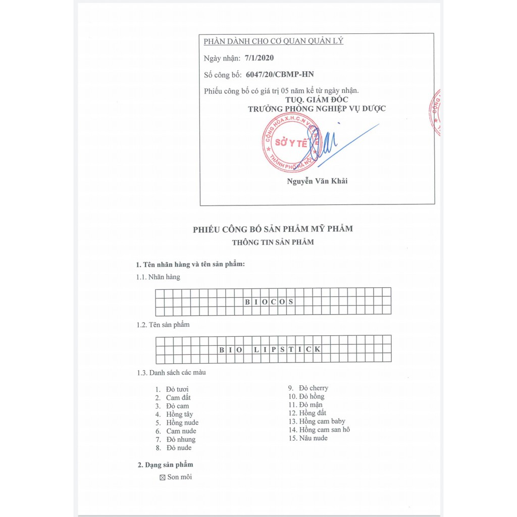 [Mẫu Mới Nhất ] Son Lì Chống Nước Mượt Như Nhung Bio Lipstick | BigBuy360 - bigbuy360.vn