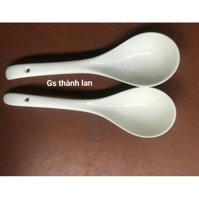 Cặp Muôi múc canh bằng sứ