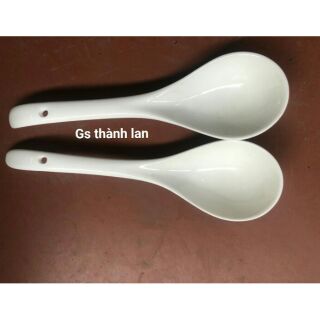 Cặp Muôi múc canh bằng sứ