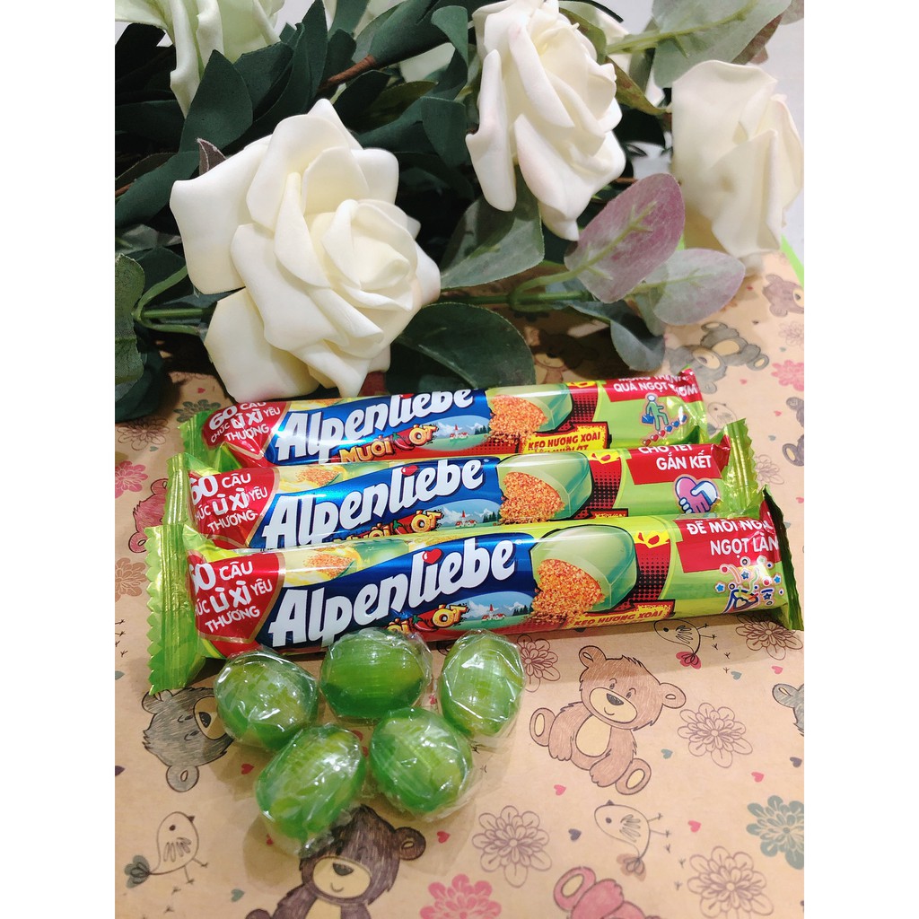 [Mã 267FMCGSALE giảm 8% đơn 500K] KẸO XOÀI MUỐI ỚT ALPENLIEBE, THƠM NỒNG VỊ XOÀI, CHUA CHUA MẶN MẶN MÊ LY