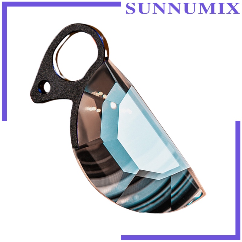 [SUNNIMIX]Semicircle Kaleidoscope Camera Lens Filter Optical Glass Prism Photographic