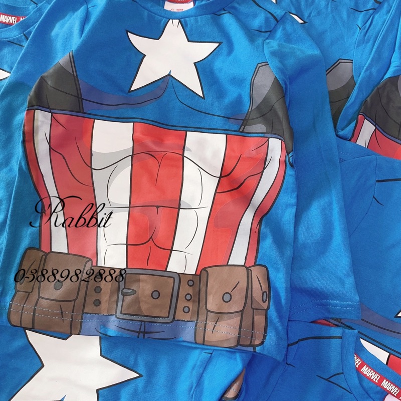 Áo cotton dài tay Marvel