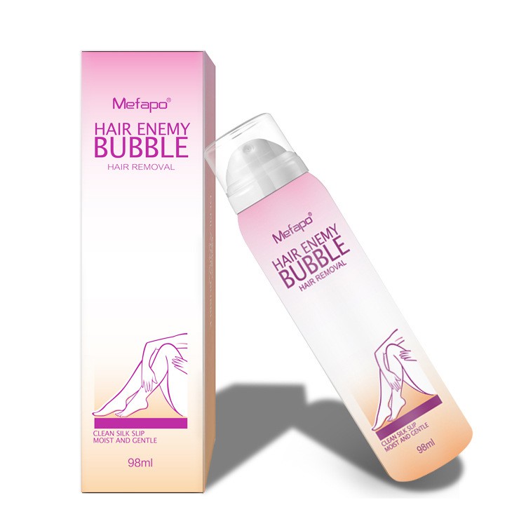 Chai tẩy lông bằng kem xịt bọt Bubble