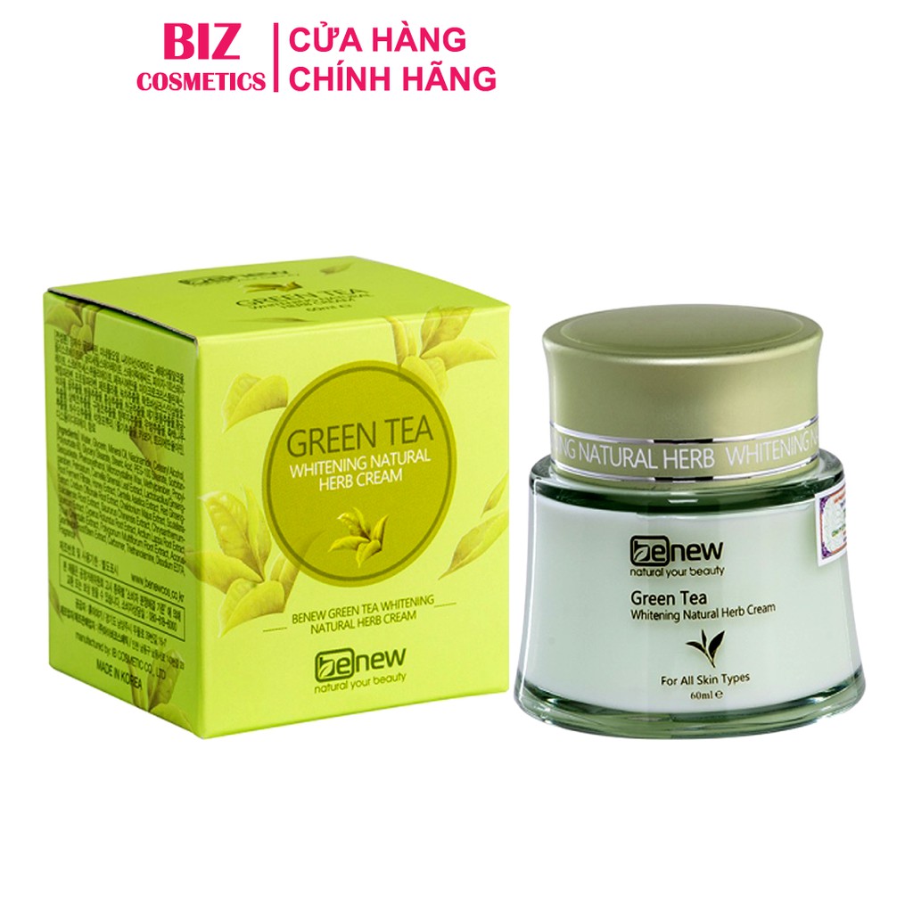 Kem dưỡng da trà xanh cao cấp Benew Green Tea 60ml