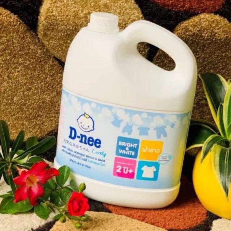 Nước Giặt Quần Áo Cho Bé D-Nee - Chai 3000ml (Trắng) dành cho Bé từ 02 tuổi trở lên