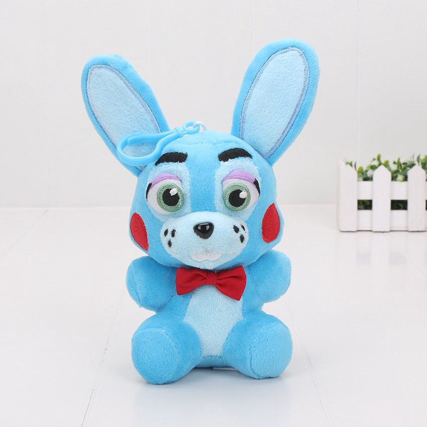 14cm Móc khóa nhân vật trò chơi Five Nights At Freddy's 4 FNAF Freddy Fazbear Bear Plush Toys Doll Cute animal pendant