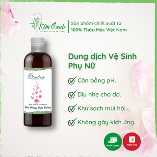 Dung Dịch Vệ Sinh Phụ Nữ - Làm Hồng Da Vùng Kín, Giảm Nấm Ngứa - Cân Bằng pH - Shop Thảo Mộc Kim Oanh