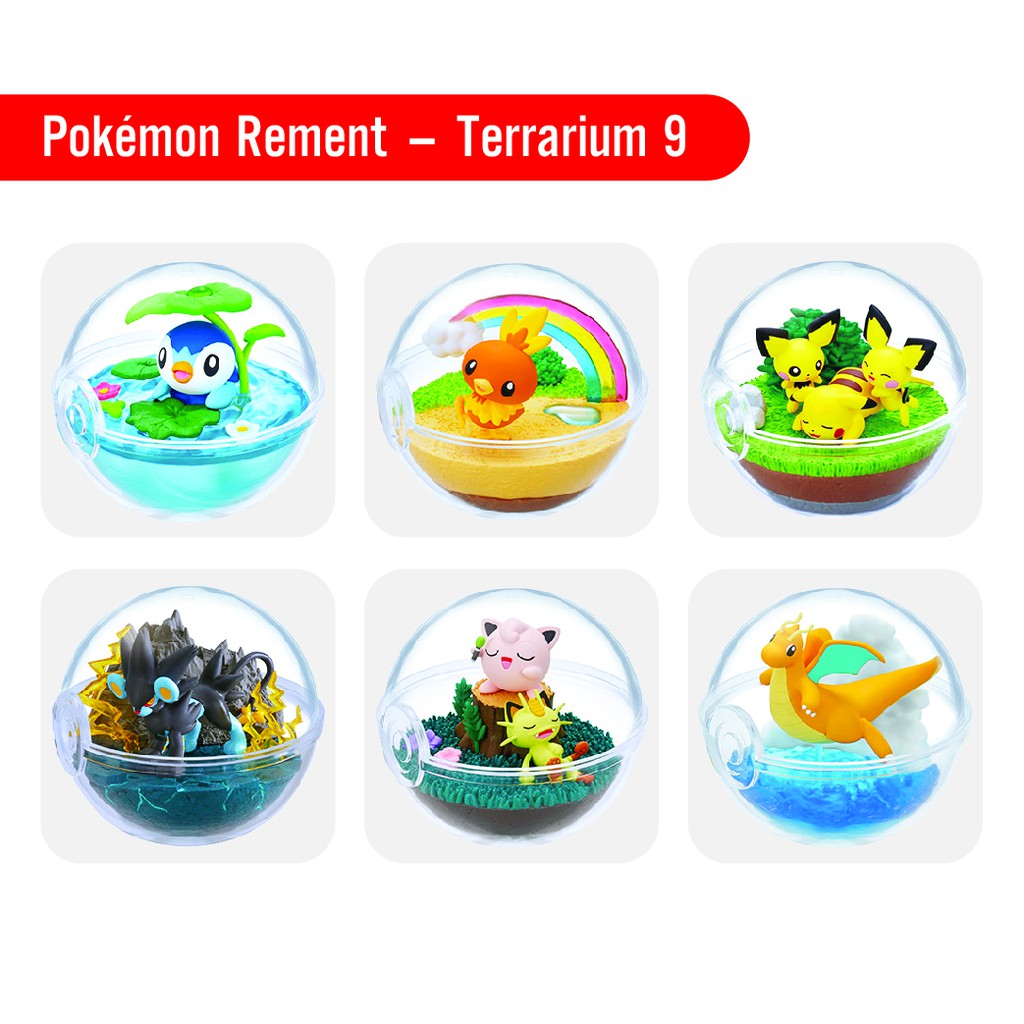 REMENT | POKEMON Terrarium 9 Fullbox | Đồ chơi mô hình