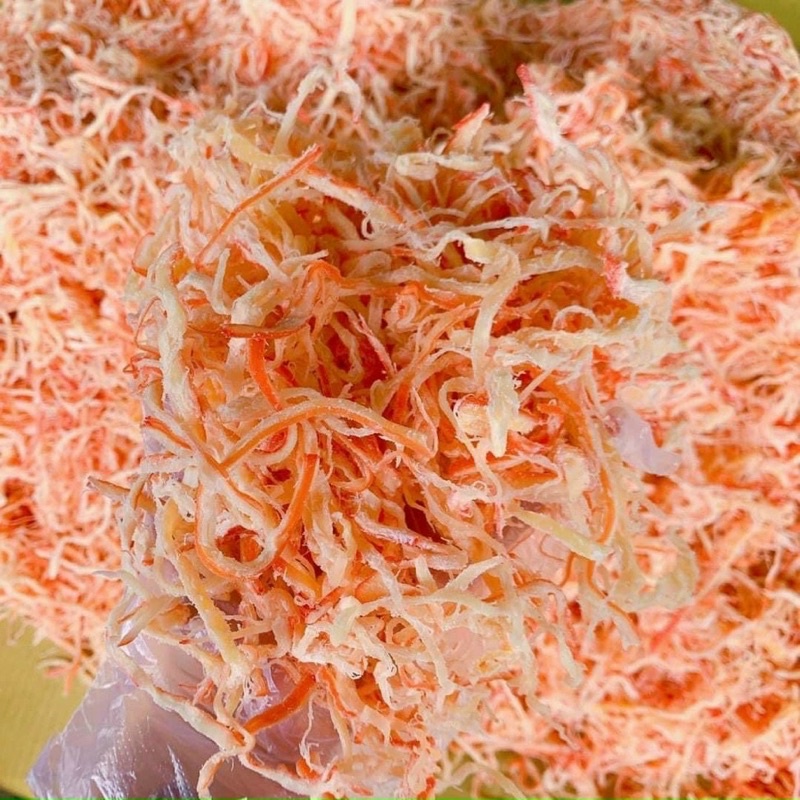 Mực xé sợi hấp nước dừa 500Gr | BigBuy360 - bigbuy360.vn