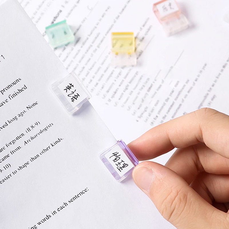 Kẹp Giấy Cỡ Nhỏ Bằng Nhựa Trong Suốt Chuyên Dùng Cho Học Sinh