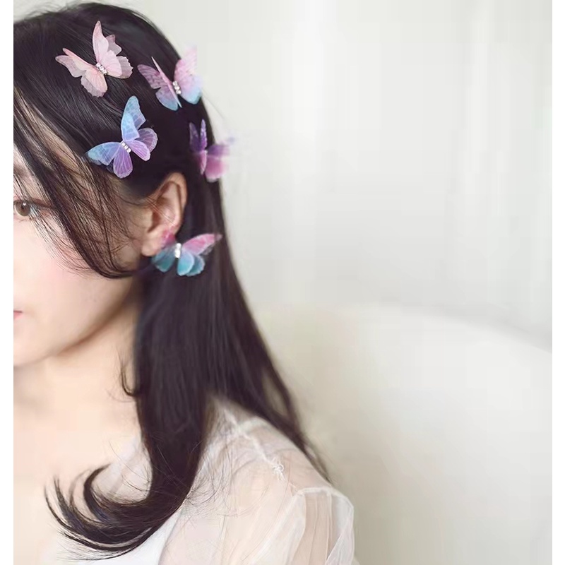 Kẹp tóc hình bướm 3D