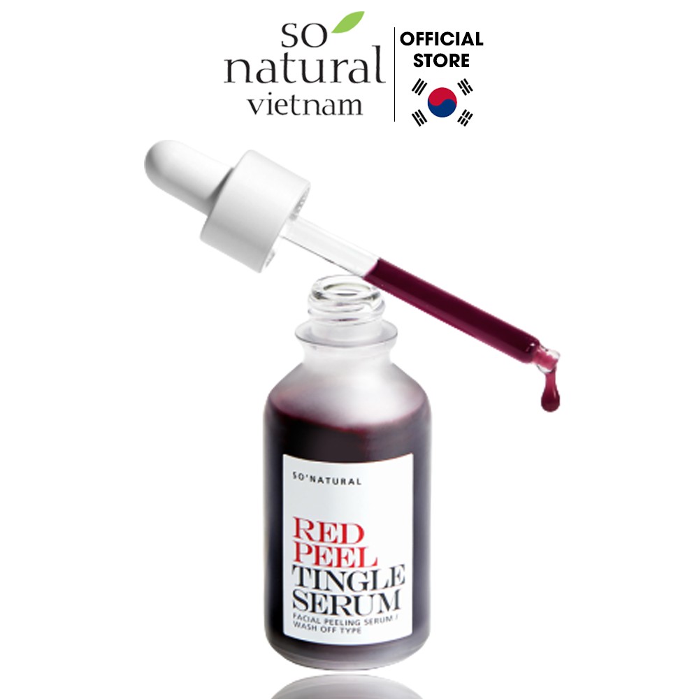 Red Peel Tingle Serum 35ml Tinh Chất Tái Tạo Da Chính Hãng So Natural Việt Nam