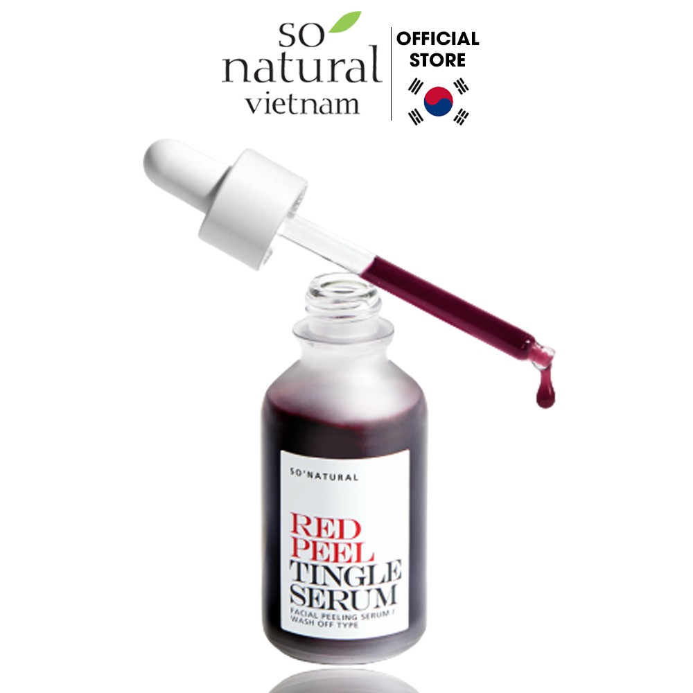 Red Peel Tingle Serum 35ml Tinh Chất Tái Tạo Da Chính Hãng So Natural Việt Nam | BigBuy360 - bigbuy360.vn