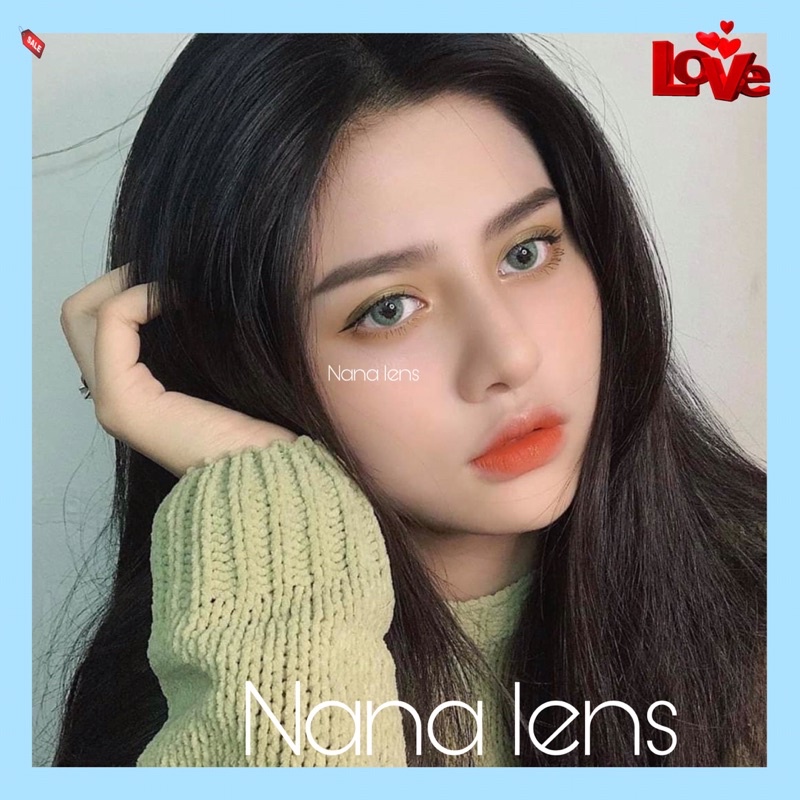Lens thời trang màu xanh lá siêu xinh cuốn hút