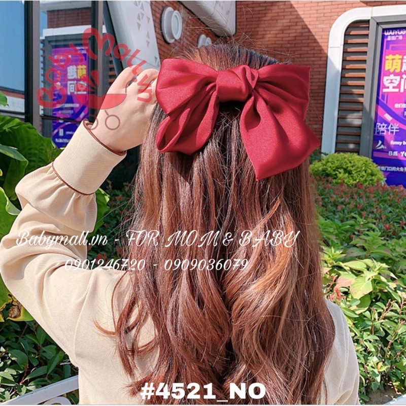 Kẹp nơ kiểu Hàn Quốc xinh xắn cho nữ 4521_NO