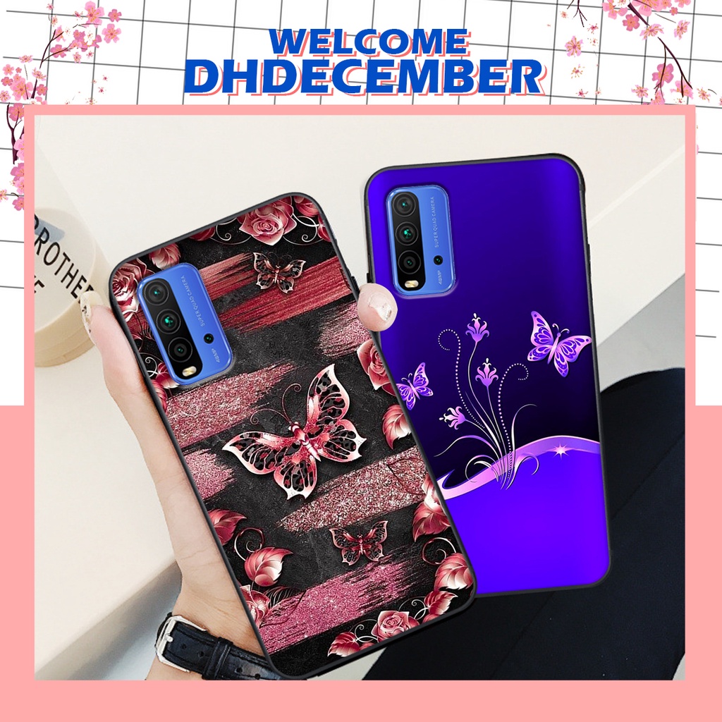 Ốp lưng Xiaomi REDMI 9T in hình hoa tinh tế , mới mẻ DH DECEMBER