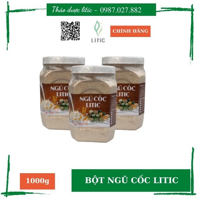 Ngũ cốc dinh dưỡng Litic 1kg tăng cân, giảm cân, tiểu đường cao cấp 20 loại hạt LiticNCDD
