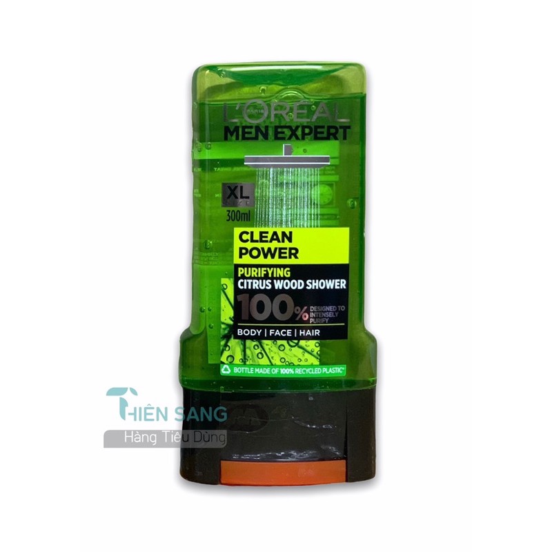 Gel tắm gội toàn thân L’oreal Men Expert