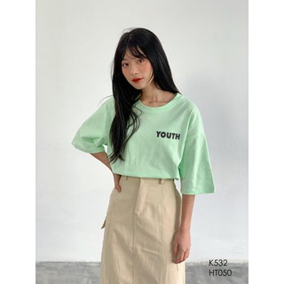 (ẢNH THẬT) Áo Thun Nữ Tay Lỡ HT050 MINA