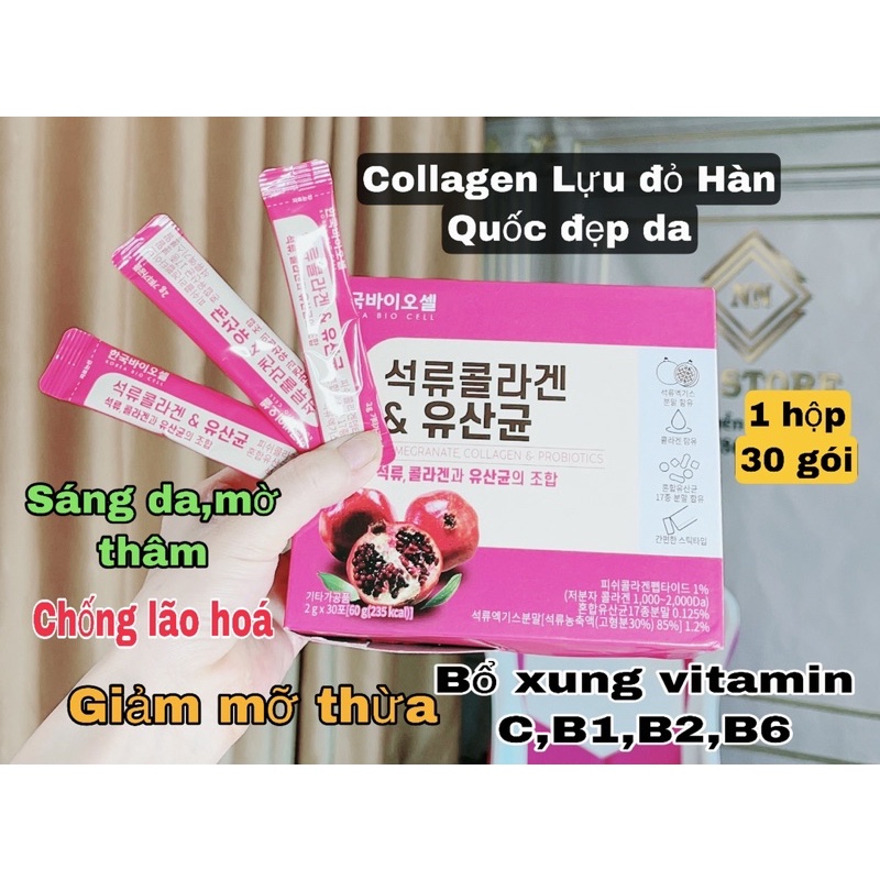 Collagen Lựu đỏ Hàn Quốc (Chính hãng )